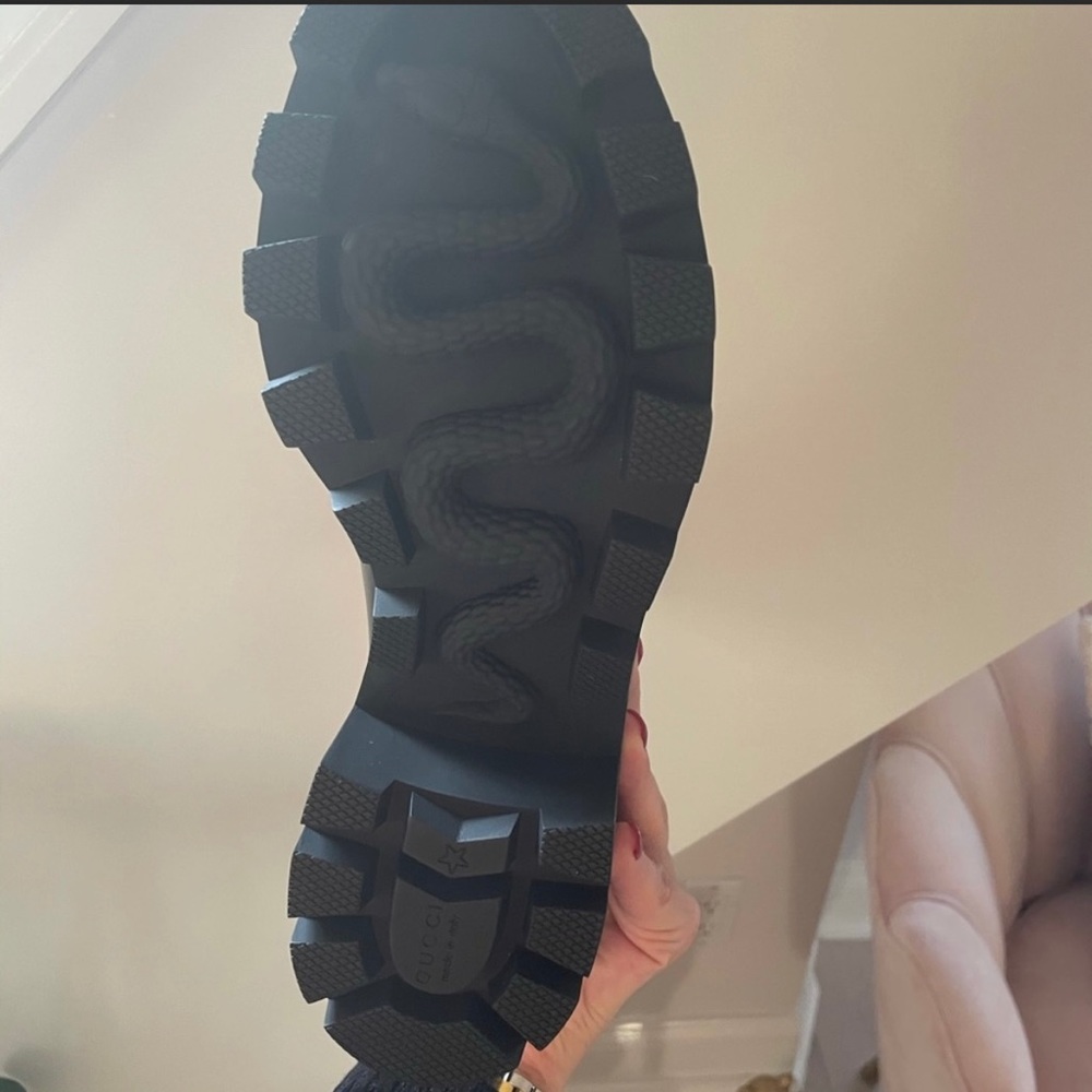 ❤️TODAY ONLY❤️NIB Gucci Sylvie Web Boots - Picture 7 of 8